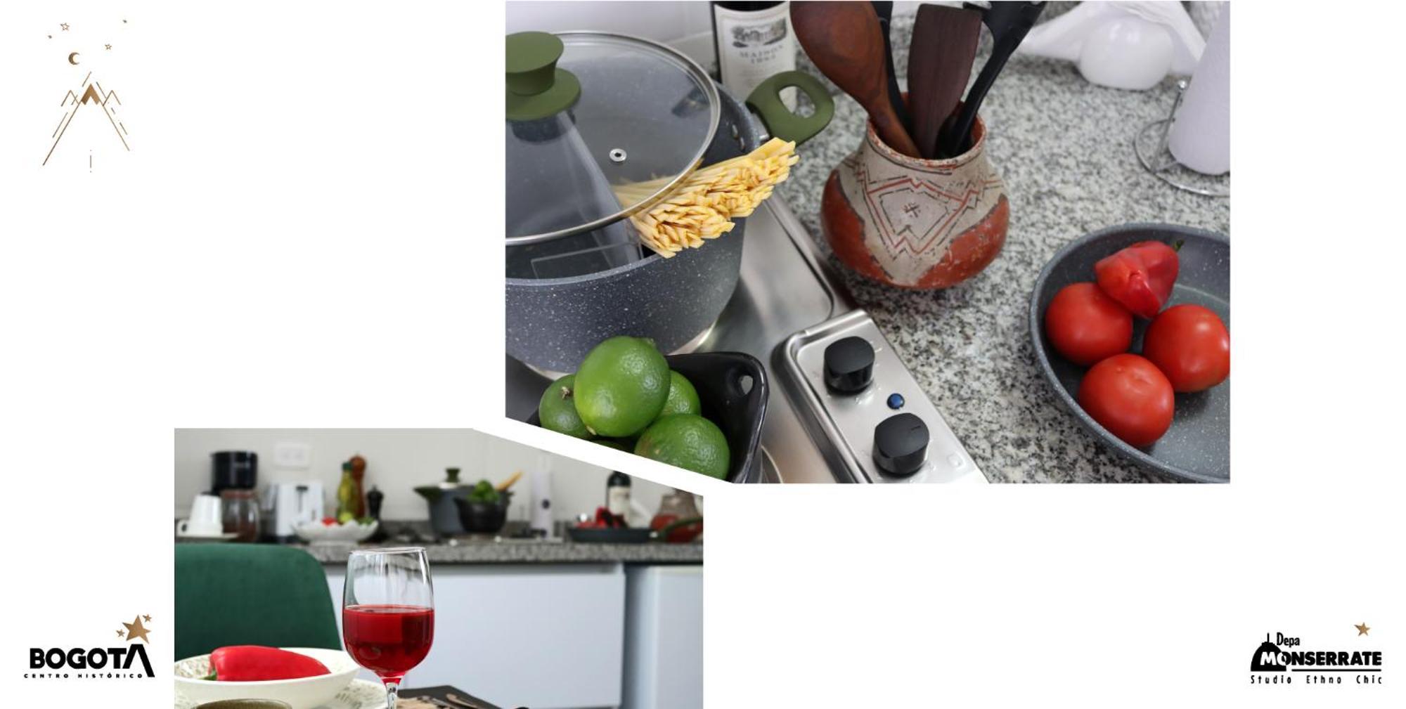 Depa Monserrate - Charming Historic Nest With Breathtaking Mountain Views - Apartaestudio Bogotá Exteriör bild