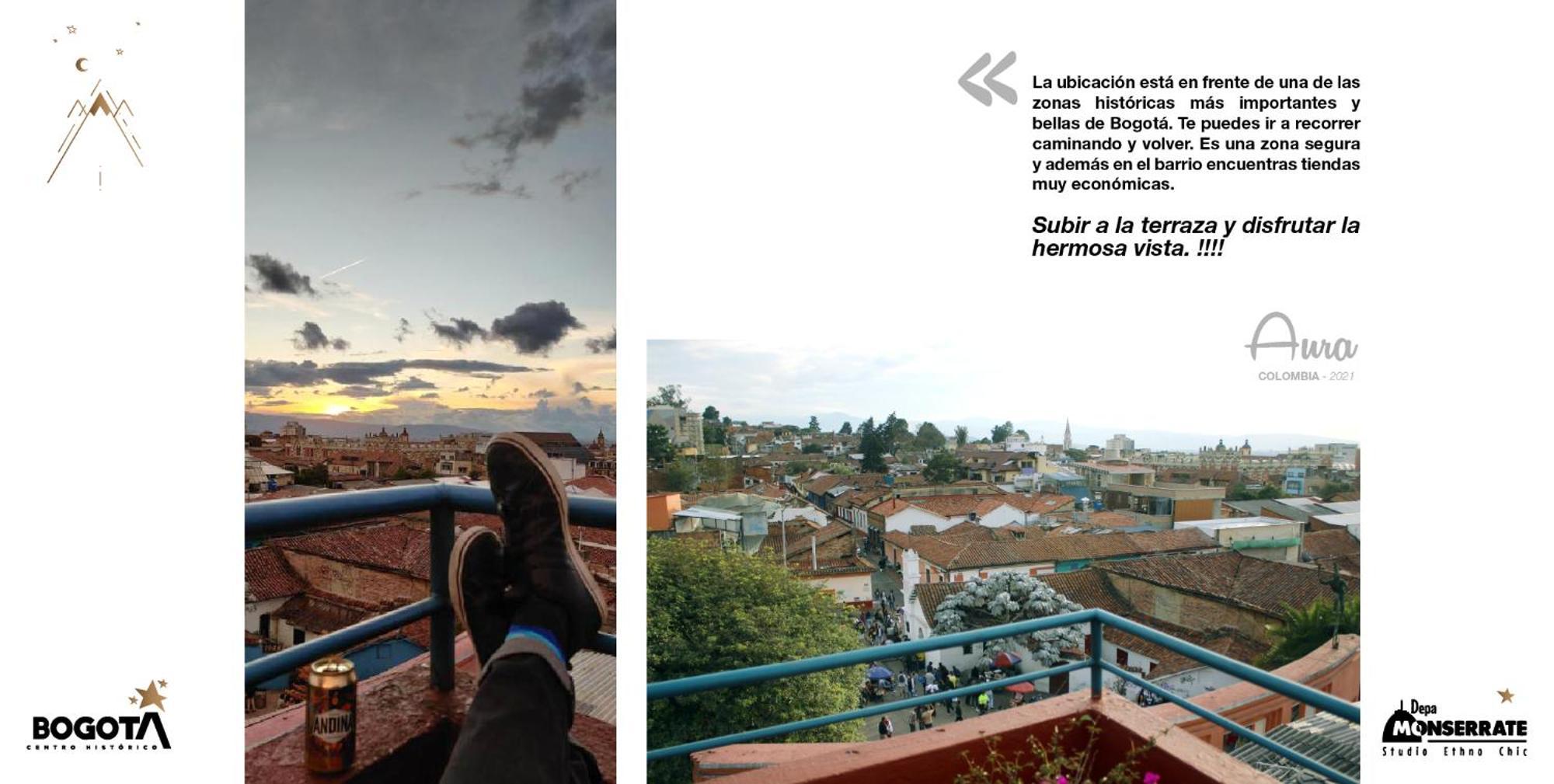 Depa Monserrate - Charming Historic Nest With Breathtaking Mountain Views - Apartaestudio Bogotá Exteriör bild